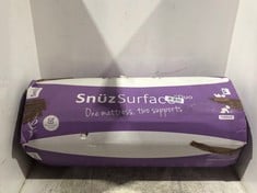 SNUZ SURFACE DUO ONE MATTRESS TWO SUPPORTS 142 X 72CM