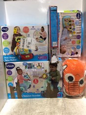 5 X ASSORTED KIDS TOYS TO INCLUDE VTECH 2-IN-1 RIDE & BALANCE SCOOTER