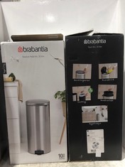 BRABANTIA 30L TOUCH BIN TO INCLUDE BRABANTIA 30L NEWLCON PEDAL BIN