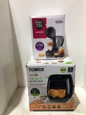 TOWER XPRESSPRO COMBO 1-IN-1 AIR FRYER OVEN TO INCLUDE DELONGHI DOLCE GUSTO INFINISSIMA COFFEE MACHINE