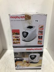 2 X MORPHY RICHARDS MULTI-USE FASTBAK BREADMAKER RRP- £200