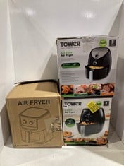 3 X ASSORTED AIR FRYERS TO INCLUDE TOWER VORTX 4 LITRE AIR FRYER