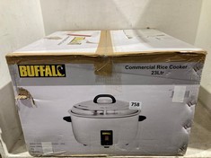 BUFFALO 23 LITRE COMMERCIAL RICE COOKER CB944-02 TO INCLUDE ADDIS 3.2L THERMO POT