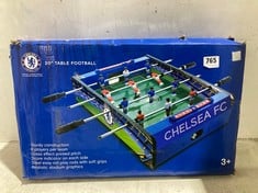 6 X ASSORTED SPORTS/HOBBIES ITEMS TO INCLUDE CHELSEA 20" TABLE TOP FOOTBALL