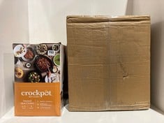 CROCKPOT MANUAL SLOW COOKER 6.5L OVAL TO INCLUDE PANASONIC AUTOMATIC BREAD MAKER