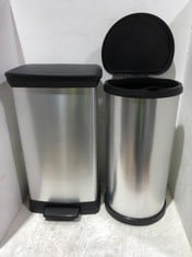 CURVER DECO 50L BIN TO INCLUDE CURVER DECO 40L BIN