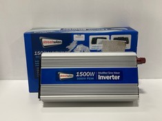 STREETWIZE 1500W (3000W PEAK) MODIFIED SINE WAVE INVERTER - MODEL NO. SWINV1500 - RRP £245