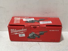 MILWAUKEE 240V 800W 115MM ANGLE GRINDER - MODEL NO. AG800-115E