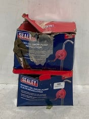 2 X SEALEY ROTARY OIL DRUM PUMP 0.3L/REVOLUTION TP54