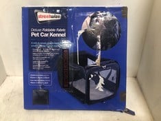 STREETWIZE DELUXE COLLAPSIBLE PET CAR KENNEL