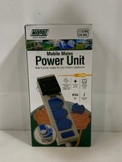 MAYPOLE 230V 5-IN-1 MOBILE MAINS POWER UNIT MP3766