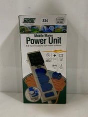 MAYPOLE 230V 5-IN-1 MOBILE MAINS POWER UNIT MP3766