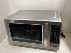 ELECTRIQ 25L 1000W FLATBED COMMERCIAL STYLE MICROWAVE EIQ25CMMW - RRP £179