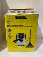 KARCHER SE 4 SELECT SPRAY EXTRACTION CLEANER 1.081-153.0 - RRP £224