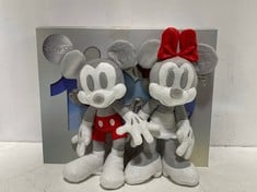 DISNEY 100 MICKEY AND MINNIE PLUSH