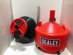 SEALEY 36L MOBILE OIL DRAINER MANUAL DISHCHARGE AK36D - RRP £183