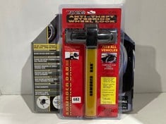 RALLY ANTI-THEFT STEERING WHEEL LOCK4519 TO INCLUDE DISKLOK WHEEL LOCK