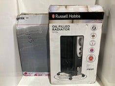 RUSSELL HOBBS ELECTRIC OIL FILLED RADIATOR 9FIN RHOFR5002B TO INCLUDE IGENIX 2.5KW ELECTRIC OIL FILLED RADIATOR WHITE