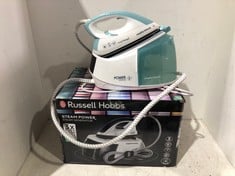 MORPHY RICHARDS POWER STEAM IRON TO INCLUDE RUSSELL HOBBS STEAM POWER IRON