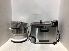 4 X ASSORTED KITCHEN ITEMS TO INCLUDE TEFAL OLEOCLEAN