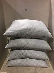 4 X ASSORTED PILLOWS TO INCLUDE HOTEL GRANDE PILLOW