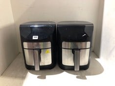 2 X GOURMIA SINGLE BASKET AIR FRYERS