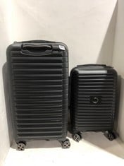 DELSEY PARIS LARGE AND SMALL SUITCASE IN BLACK