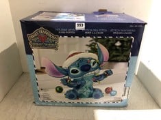 DISNEY TRADITIONS HOLIDAY STITCH HAND PAINTED