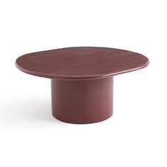 LA REDOUTE OREUS MANGO WOOD COFFEE TABLE IN BURGUNDY - MODEL NO. GGN690 - RRP £375