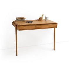 LA REDOUTE COLAS VINTAGE CONSOLE DESK IN DARK OAK WOOD - MODEL NO. CCA847 - RRP £240