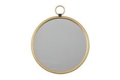 BAYSWATER GOLD ROUND MIRROR 400X20X470MM - ITEM NO. 703652 - RRP £ 74.95