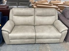 LA-Z-BOY LYLE 3 SEATER POWER RECLINER SOFA IN SILVER / CHARCOAL - RRP £1439