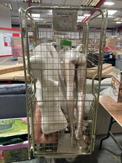 CAGE OF ASSORTED MANNEQUIN PART IN ASSORTED COLOURS (CAGE NOT INCLUDED (KERBSIDE PALLET DELIVERY)