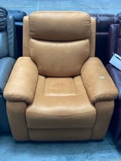 LA-Z-BOY DAYTONA POWER RECLINER ARMCHAIR IN LIGHT BROWN - RRP £899