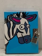 96 X STONE THE CROWS CASEBOUND LOCKABLE DIARY (OLD ZEBRA)