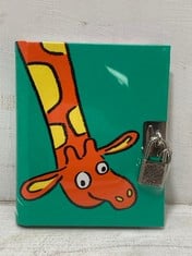 96 X STONE THE CROWS CASEBOUND LOCKABLE DIARY (OLD GIRAFFE)