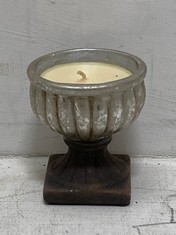 36 X STONE THE CROWS PLAIN CANDLEHOLDER - SILVER - TOTAL RRP £252