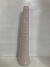 8 X STONE THE CROWS LARGE STEM VASE - PASTEL PINK - TOTAL RRP £400