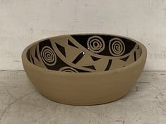 24 X STONE THE CROWS SMALL ROUND BOWL - (H) 7 X (W) 23 X (D) 23 CM - TOTAL RRP £552