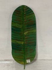 144 X STONE THE CROWS BANANA LEAF - SINGLE -LENGTH 40CM - TOTAL RRP £1728