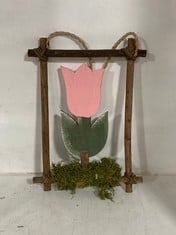 36 X STONE THE CROWS PINK TULIP FRAME - HEIGHT 46CM - TOTAL RRP £396