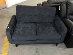 OSLO FABRIC 2 SEATER SOFA IN SLATE GREY - RRP £279