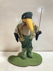 8 X STONE THE CROWS FRED - FISHERMAN-HEIGHT 46CM - TOTAL RRP £480