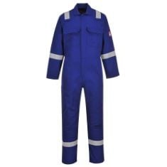 X5 ASSORTED WORKWEAR TO INCLUDE PORTWEST BIZ5 MEN'S HI VIS FR COVERALLS - BIZWELD IONA FLAME RETARDANT FIREPROOF WORKWEAR OVERALLS ROYAL BLUE, LARGE, DEWALT GOGGLE CONCEALER CLEAR GOGGLE DPG82-11D.