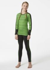 X2 ASSORTED HELLY HANSEN ITEMS TO INCLUDE HELLY HANSEN UNISEX KIDS JUNIOR GRAPHIC LIFA MERINO SET PANTS, GREEN, 8 YEARS UK.