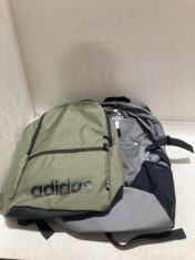 X4 ASSORTED BACKPACKS TO INCLUDE ADIDAS BACKPACK