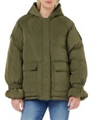 2 X DESIRES WOMEN'S ELENA PUFFER JACKET, 3797 IVY GREEN, 40.