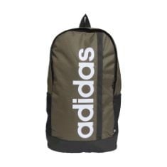 X4 ASSORTED BAGS/BACKPACKS TO INCLUDE ADIDAS UNISEX ESSENTIALS LINEAR BACKPACK, OLIVE STRATA/BLACK/WHITE, ONE SIZE, ADIDAS HT4744 LINEAR DUF XS GYM BAG UNISEX BLACK - WHITE NS.