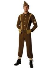 X9 ASSORTED FANCY DRESS TO INCLUDE RUBIE'S OFFICIAL WW2 SOLDIER, ADULT COSTUME - STANDARD SIZE - MULTICOLOR HALLOWEEN HALLOWEEN, RUBIE'S OFFICIAL STAR WARS DARTH VADER DELUXE, ADULTS COSTUME - STANDA