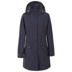 X2 ASSORTED COATS TO INCLUDE TRESPASS WOMEN'S/LADIES RAINY DAY WATERPROOF JACKET (XXL) (INK).